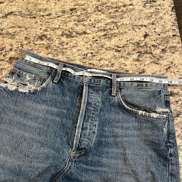 AGOLDE Dee High Rise Jean Shorts - Picture 9 of 9